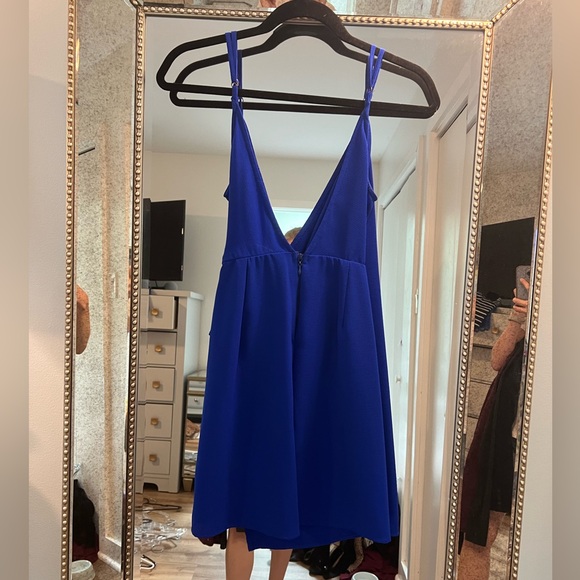 Show Me Your MuMu cobalt blue mini dress - Picture 2 of 3